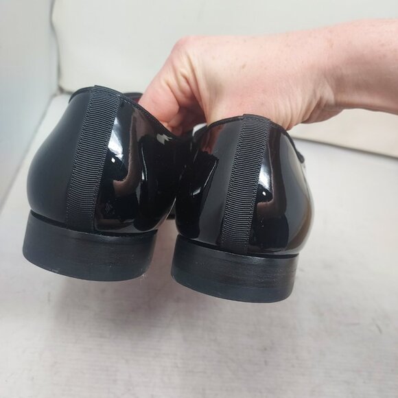 Christian Louboutin Black Patent Lafitte On MENS Loafer - Picture 9 of 10